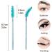 GreenLife 50 pcs Crystal Eyelash Brush Disposable Mascara Brush Wands Eyelash Eyebrow Applicator (Crystal Black) - Buy Online on GoSupps.com