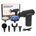 Massage Massage Device electrical muscle massage device portable adjustable hand-and-cold compresses-percussion-dessue massage device (black)