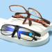 Blue Light Blocking Reading Glasses For Women Men Trendy Flip Cover Readers Anti Eyestrain Glasses(Couleur:Tortoiseshell Grandeur:1.5x) - Buy Online on GoSupps.com