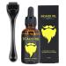 Beard Growth Kit OCHILIMA Beard Derma Roller 0.3mm Derma Roller/Beard Oil for Facial Hair Growth for Men Dad- Grooming Tool to Help You Grow a Beard - Facilitate New and Old Hair Growth