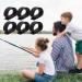 Helweet Fishing Rod Belt - Elastic Straps for Fishing Rods & Badminton Rackets - 6 Pack | Durable Adjustable Closure - Buy Online on GoSupps.com