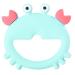 PREMYO Teething Ring for Babies Cooling - Teething Aid Made of Silicone BPA Free Soft - Relieves Teething Pain - Crab Mint