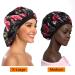 Soft Silk Hair Bonnet - Wide Band Night Sleep Cap for Comfort and Hair Loss Prevention (4 Pack) - Buy Online on GoSupps.com