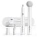 TOUCHBeauty 2024 Upgrade Ear and Nose Hair Trimmer All-in-One Facial Hair Trimmer for Women 11 000 RPM Powerful Motor USB Rechargeable IPX7 Waterproof for Face Ear/Nose and Eyebrow White