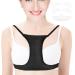 Anti Wrinkle Bra Pillow with 5 Pieces Anti-Wrinkle Chest Pads Set ,Breast Wrinkle Prevention, Eliminate and Prevent Chest Wrinkles, Anti Aging Pillow Breast Support for Women (Chest Wrinkle Pillow) Black