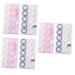 Solustrie 6 sentences Storage box for colored contact lenses contact lens container contact case kit contact case masse eye contact case portable storage box container travel pp white