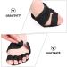Buy GLEAVI 4 Pairs Five Finger Half Socks - Anti-Wear Summer Toe Topper Socks for Women | Perfect for High Heels & Comfort - Buy Online on GoSupps.com
