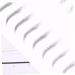 FOMIYES 2 Sheets Waterproof Stickers Black Stickers Makeup Eyebrow Sticker Eyebrow Stickers Modify 3d Tool - Buy Online on GoSupps.com