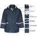 Playshoes Unisex Kid's Waterproof Raincoat 104 Navy - Windproof Rainwear - Buy Online on GoSupps.com