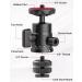 ULANZI H28 Mini Ball Head Tripod Panoramic DSLR Camera Mount w/ Dual Hot Shoe - 5.5lb Capacity - Buy Online on GoSupps.com