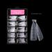 Desdemona Stiletto Dual Forms Set - 100 Pcs Poly Extension Gel Nail Molds - Buy Online on GoSupps.com