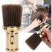 Gold Hairdresser Neck Dust Brush - Multifunctional Sweep Brush for Barbers | Shop Internationally - Buy Online on GoSupps.com