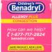 Children's Benadryl Allergy + Congestion Grape Liquid 4 fl oz - 24 Pack - Buy Online on GoSupps.com