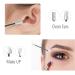 Upgraded Reusable Silicone Ear Swabs 4 Pcs - Black Love Shape Cotton Swabs for Ears Cleaning and Makeup Beauty - Buy Online on GoSupps.com