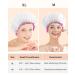 Buy Mikimini Waterproof White Shower Hood - Reusable Double-Layer Hair Cap Soft PEVA Cute & Stretchy Design - Medium Size (White + Pink Tip) - International Shipping Available - Buy Online on GoSupps.com