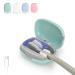 ELMWAY UV Sanitizer Toothbrush Case Portable Mini Toothbrush Holder Rechargeable Toothbrush Cover Sterilizing for Home and Travel Fits All Toothbrushes for Electric and Manual Sterilize S-green