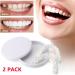 Fluktrix Veneers for Upper & Lower Teeth - 2 Pairs of Formable Braces | Perfect Smile Artificial Teeth & Dentures for Imperfect Teeth - Buy Online on GoSupps.com