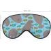 Cute Cartoon Manatee and Fish Sleep Mask - Adjustable Eye Cover for Sleeping & Travel - Buy Online on GoSupps.com