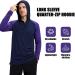 Nucltck Men's Slim Fit Long Sleeve Running Hoodie - XX-Large, Navy Blue/Purple - Buy Online on GoSupps.com
