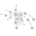 rieder Flower Comb Bridesmaid Crystal Rhinestone Style Wedding