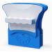 QTYUERGK Square Double Sided Magnetic Window Cleaner 2.5m Safety Rope/ABS Shell Cleaner Glass Wiper Magnetic Strong Adsorption Force Manual Version Colour:Blue 23-30mm (Cleaners