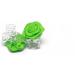 5 x Green Rose Hair Clips - Bridal Accessories - Elegant Hair Clips for Weddings - Buy Online on GoSupps.com
