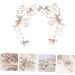 Didiseaon Bride Hair Braiding Hair Comb Bride Wedding Headdress Wedding Hair Clip Women Prom Headwear Rhinestone Hair Side Comb Queen Pearl Twist Flower Bridesmaid Alloy Material - Buy Online on GoSupps.com
