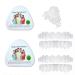 Flipped warm 2 pairs of dentures artificial teeth dentures for plugging in veneers at the top and bottom temporary dentures Snap-on-Venee teeth for men women
