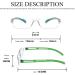 Shop Hubeye 4 Pack Frameworkless Reading Glasses - Lightweight Anti Blue Light Readers for Men & Women - 1.00 Dioptries with Holster in Black/Clear/Brown/Green - Buy Online on GoSupps.com