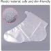 ZJchao Pack of 200 Large Disposable Clear Plastic Foot Spa Slippers Moisturizing and Softening Feet with Paraffin Wax - Buy Online on GoSupps.com