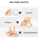 Cabilock 2 pi ces Palette Ongles Anneau pour Nail Art Palette M langeuse Portable R sine Blanche et Rose Outil Cr atif pour Maquillage Cosm tique et D coration DIY - Buy Online on GoSupps.com