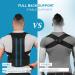 AOFITBRACE Posture Corrector for Men and Women Back Brace Full Back Support Straightener for Hunchback Adjustable Back Brace for Upper and Lower Back Pain Relief X-Large Black - Buy Online on GoSupps.com