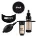 Hair Illusion Combo Kit - Hold Spray, 38g Hair Fiber Bottle, Applicator & Hairline Optimizer (Black)