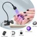 Geisofu 395nm UV Nail Lamp with Clamp | Portable Black Light LED UV Lamp for Gel Nails | 4 Dimming Levels | 5V USB Input - Buy Online on GoSupps.com
