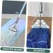 Zerodeko 2pcs Glass Cleaning Scraper Mop Disc Cover Cleaning Mop Squeegee for Window Cleaning Toy Lawn Mower Replacement Mop Base Mop Handle Bamboo Whip Wax Mop Iron Triangle 26X19cmx2pcs - Buy Online on GoSupps.com
