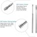 Goaupin Spring Earwax Cleaner Tool Kit with Storage Box and Cleaning Brush - Ear Wax Removal Set for Gentle and Effective Ear Cleansing - Buy Online on GoSupps.com