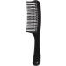 arlote Black Double Row Tooth Detangler Hair Comb Shampoo Comb with Handle for Long Curly Wet Hair - Buy Online on GoSupps.com