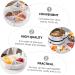 Zerodeko Dried Fruit Plate Lunchbox Nuts Tray Meal Plan Containers Ceramic Clear Snack Container Japan Candy 26X7.5CM White - Buy Online on GoSupps.com
