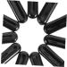 Baluue 500 Pcs Mini Eyeshadow Swab Eyelash Applicator Mini Lip Brush Eyeshadow Sponge Brush Plastic Black - Buy Online on GoSupps.com