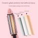 Foldable Curling Iron Brush | Ceramic Ionic Hot Curler | Adjustable Temperature | Travel-Friendly Multifunctional Round Brush - Upgrade Pink - Buy Online on GoSupps.com