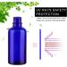 Hydior 2oz Small Fine Mist Spray Bottles For Essential Oils Blue Glass Spray Bottle 3 Pack - Buy Online on GoSupps.com