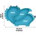 Silicone Suction Plate for Toddlers - Self Feeding Training Dish for Baby & Toddler | Wyvern Navy - Buy Online on GoSupps.com