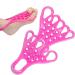 Synyey toe toe tensioner with high elasticity and shock massage points 1 pair of toe spacers to correct bale therapeutic relief of claws hammer toe pink
