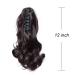 Buy Sego Ponytail Extension - Dark Brown Wavy 12 (30cm) Hair Piece | Voluminous Braid Hair Extension for Real Hair Look - International Shipping Available - Buy Online on GoSupps.com