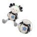 Abaodam For Newborns Hand Rattle Made Of Plush Soothing Hanging Animal Doll Soothing Doll