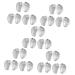 FOMIYES 15 Pairs Forefoot Slipper Pad Shoe Inserts Sandals Foot Pad Clear Heel Heeled Sandal Metatarsal Cushion Reusable Forefoot Cushions Flip-Flops Gel Cushions Pad Insole Pads