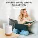 Premium Wood & White Pattern Oil Diffuser - Stylish Aromatherapy for Home & Office - Buy Online on GoSupps.com