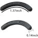Silicone Eyelash Curler Refills - 24 Black Replacement Pads - Buy Online on GoSupps.com