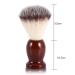 Premium Shaving Brush for Men - Beard Grooming with Nylon Hair & Wooden Handle | Ideal for Home & Travel - Buy Online on GoSupps.com
