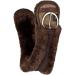 Equinate Western Moon Belt - Anatomical Lambskin Saddle Strap | Short Western Belt | 65-90 cm | Brown & Black Options - Buy Online on GoSupps.com